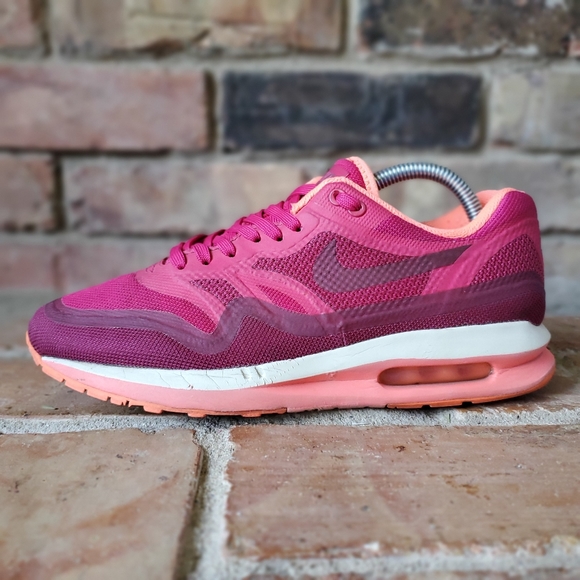Nike Shoes - Nike Air Max Lunar 1 Women's 9 Shoes Fuchsia Force Light Magnet Grey 654937-600